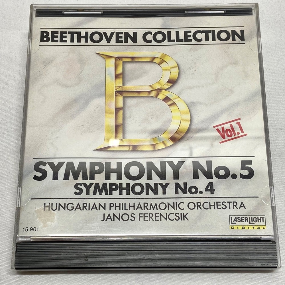 Beethoven Symphonies No. 5 & 4 Hungarian‎ Philharmonic Janos Ferencsik CD 15901